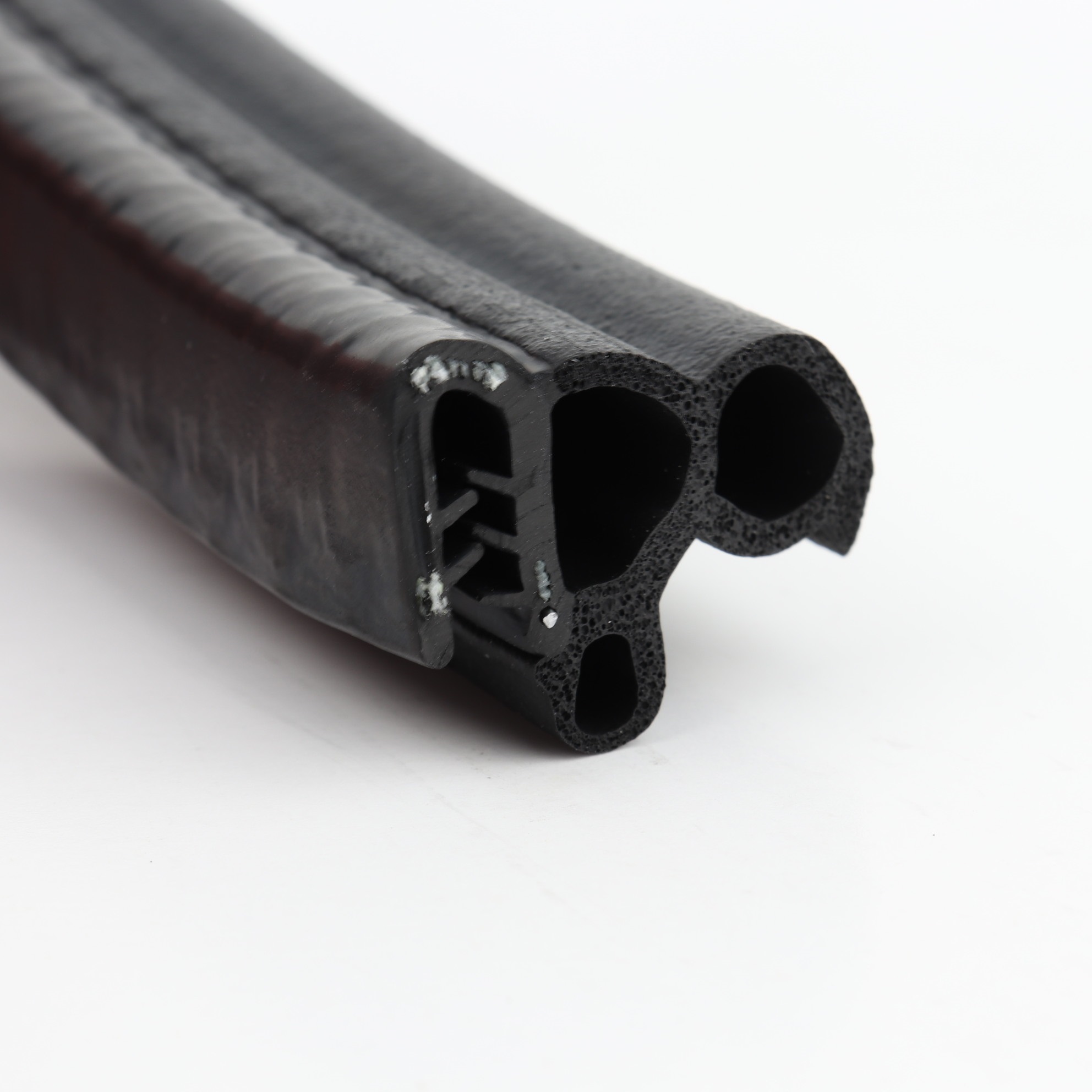 Kantenschutz-Dichtprofil - PVC/EPDM - mit Dichtung seitlich - Klemmbereich  1,5-3,5mm